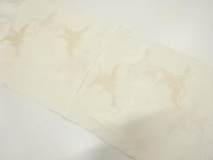 未使用品　正絹　金通し　帯揚げ